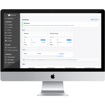 Dashboard online editor Dashboard online editor